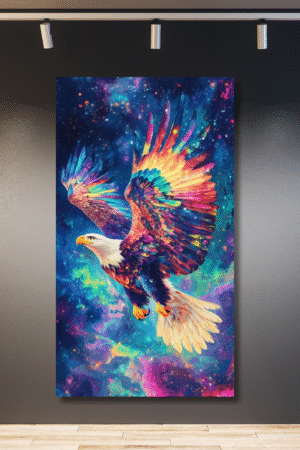 Águila colores místicos