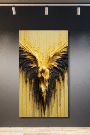 Alas amarillo y azul