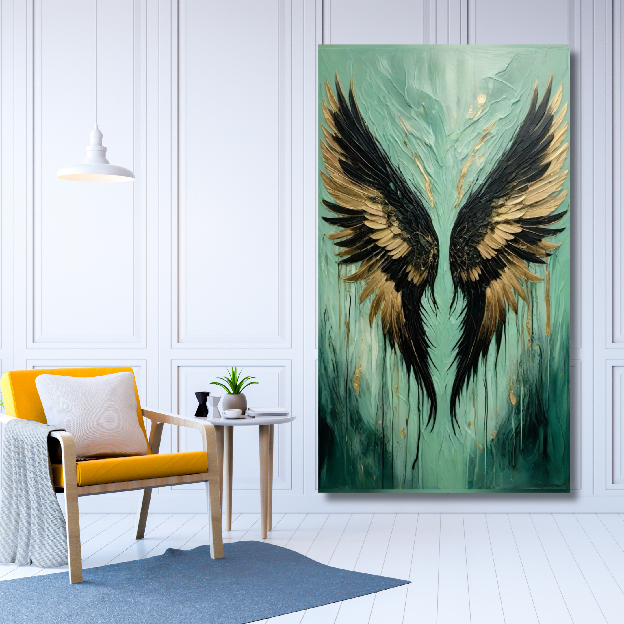 Alas dorado con negro - Image 2