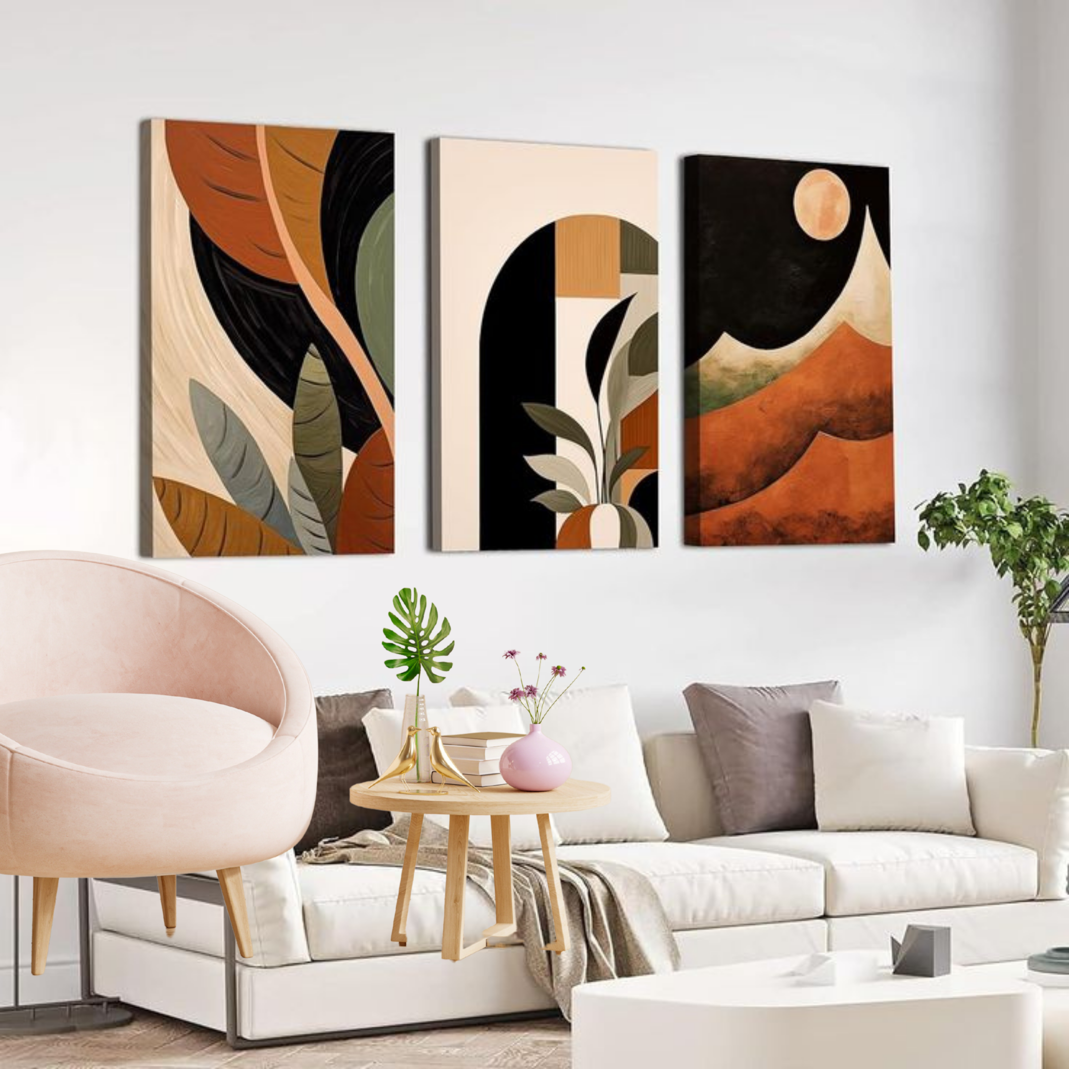 Boho hojas paisaje - Image 2