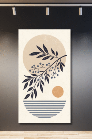 Boho minimal sol plantas