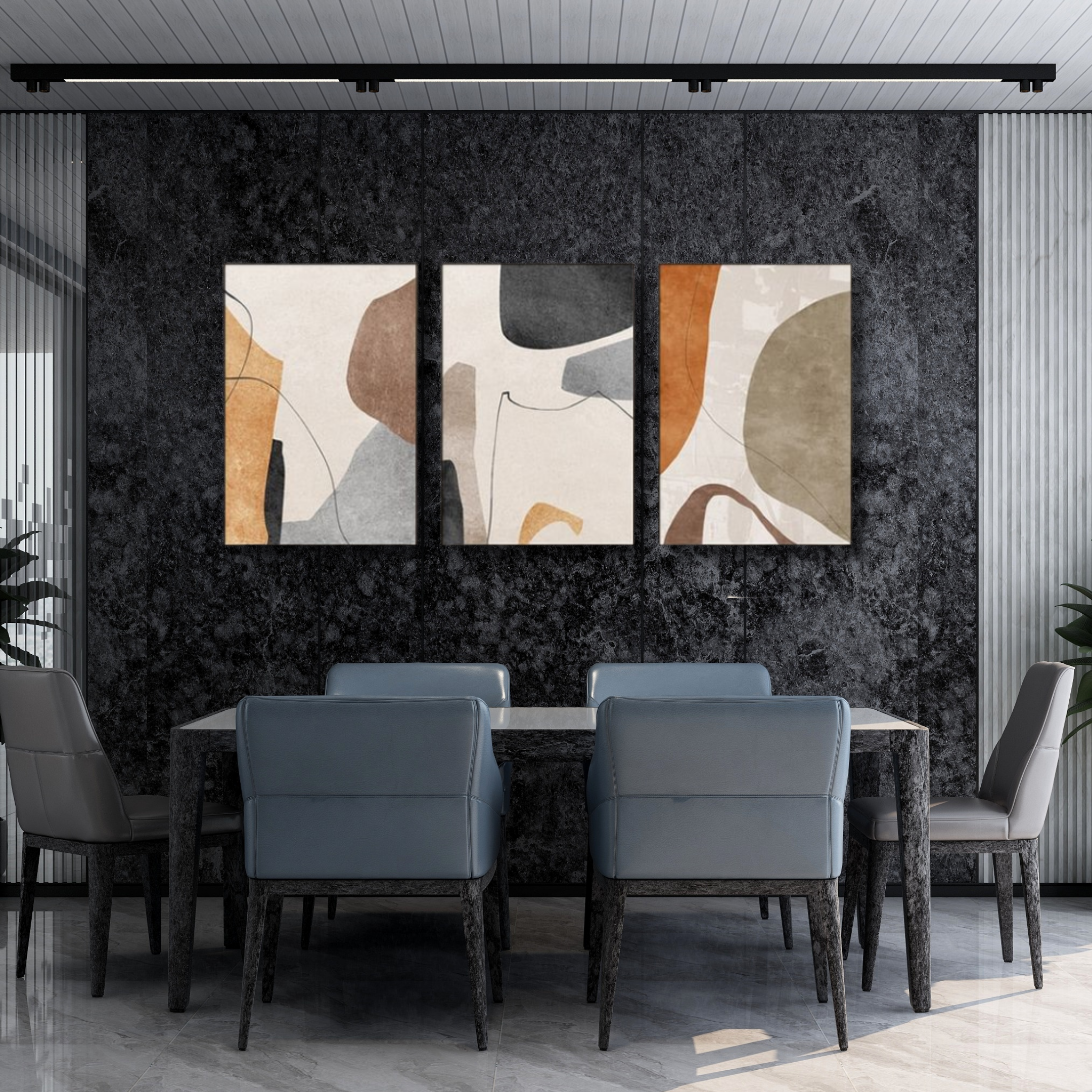 Boho tríptico suave - Image 2