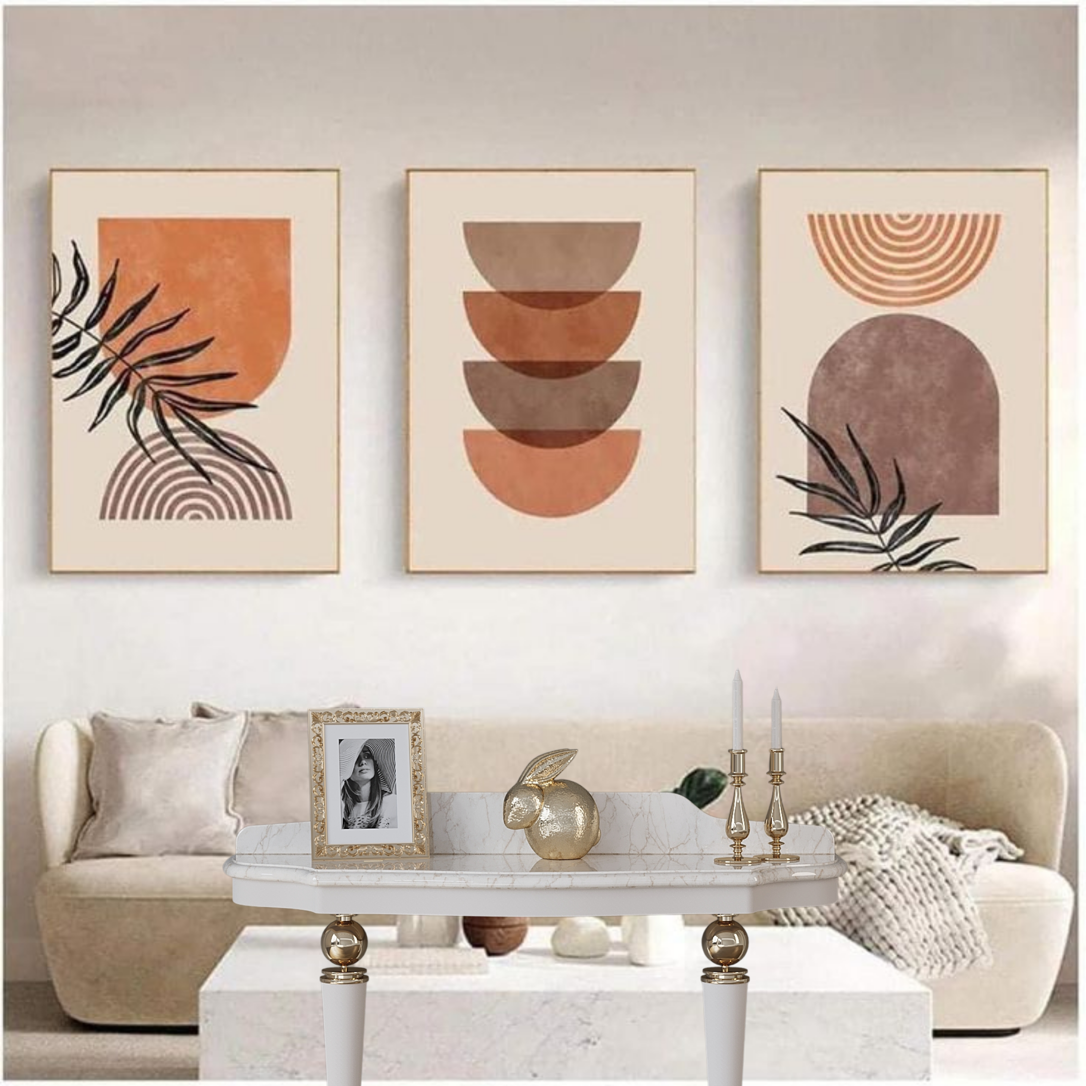 Boho tríptico uno - Image 2