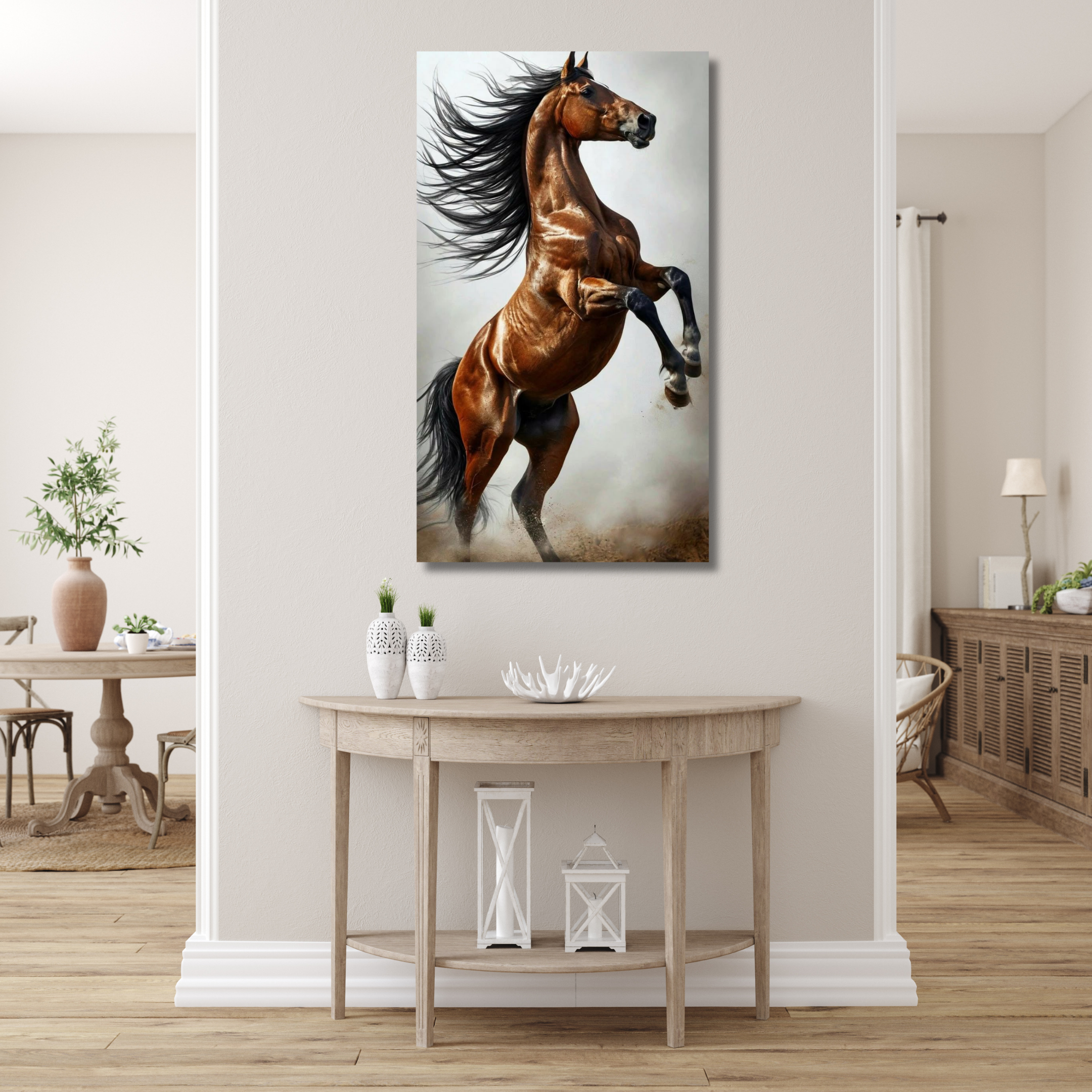 Caballo de pie café - Image 2