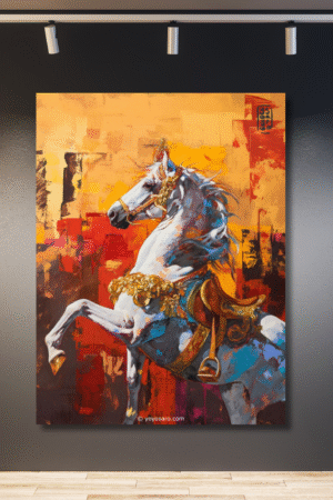 Cabalo arte abstracto