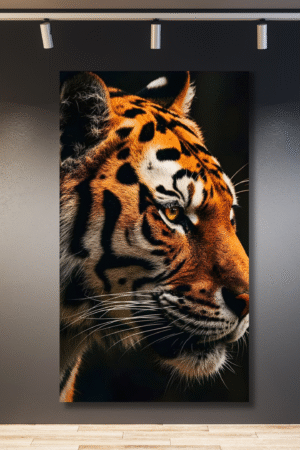 Cara de tigre lateral