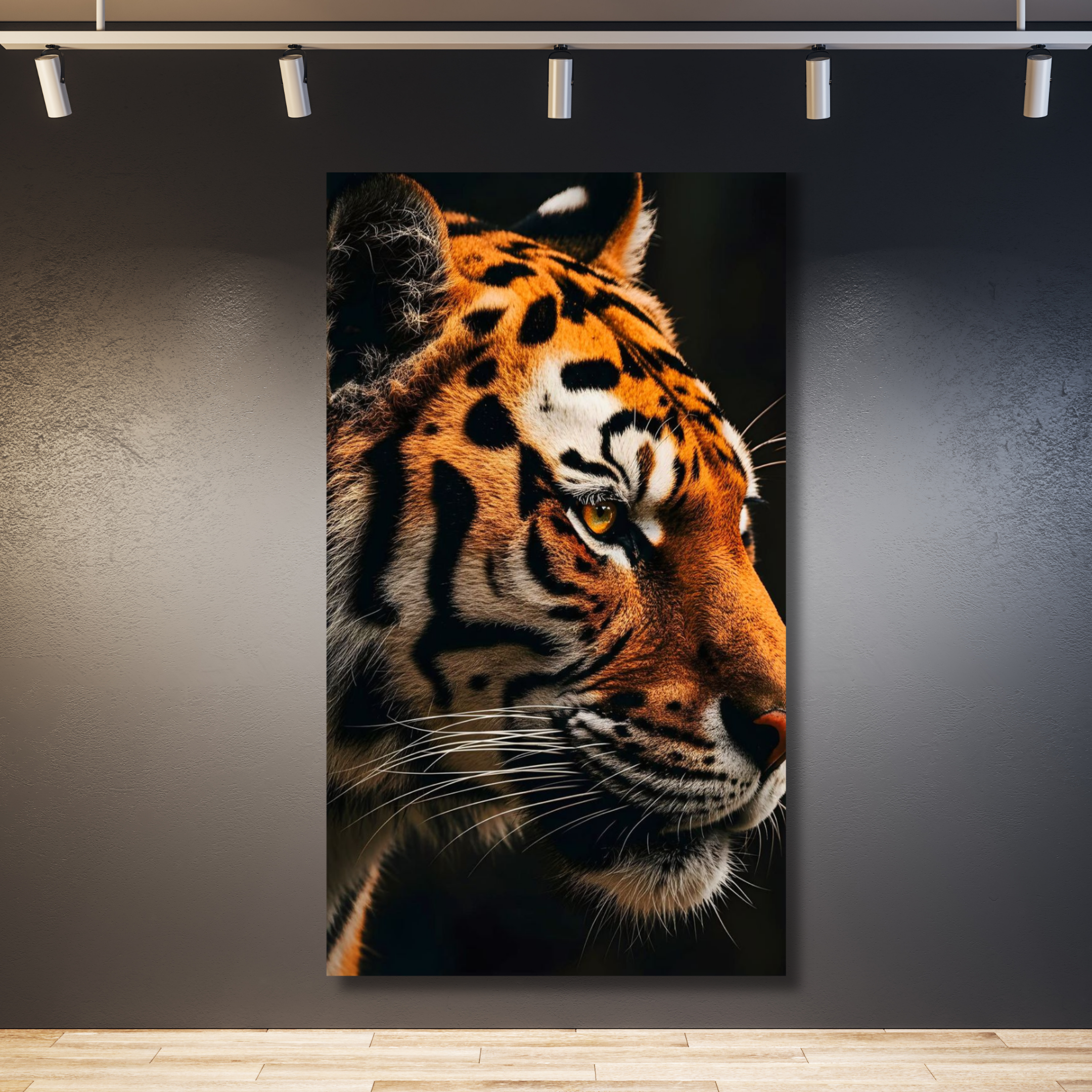 Cara de tigre lateral