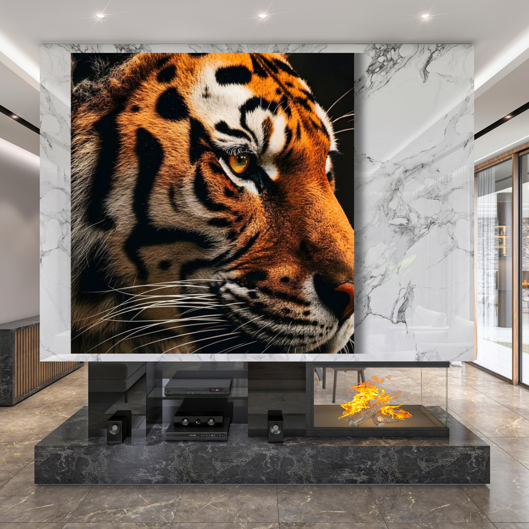 Cara de tigre lateral - Image 2