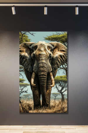 Elefante grande en primer plano