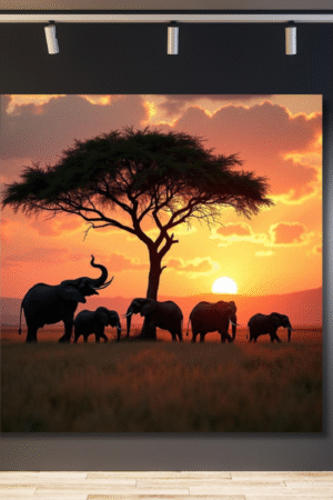 Elefantes fotografÃa árbol