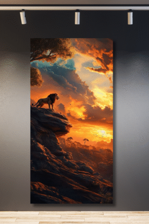 León en risco en el cielo