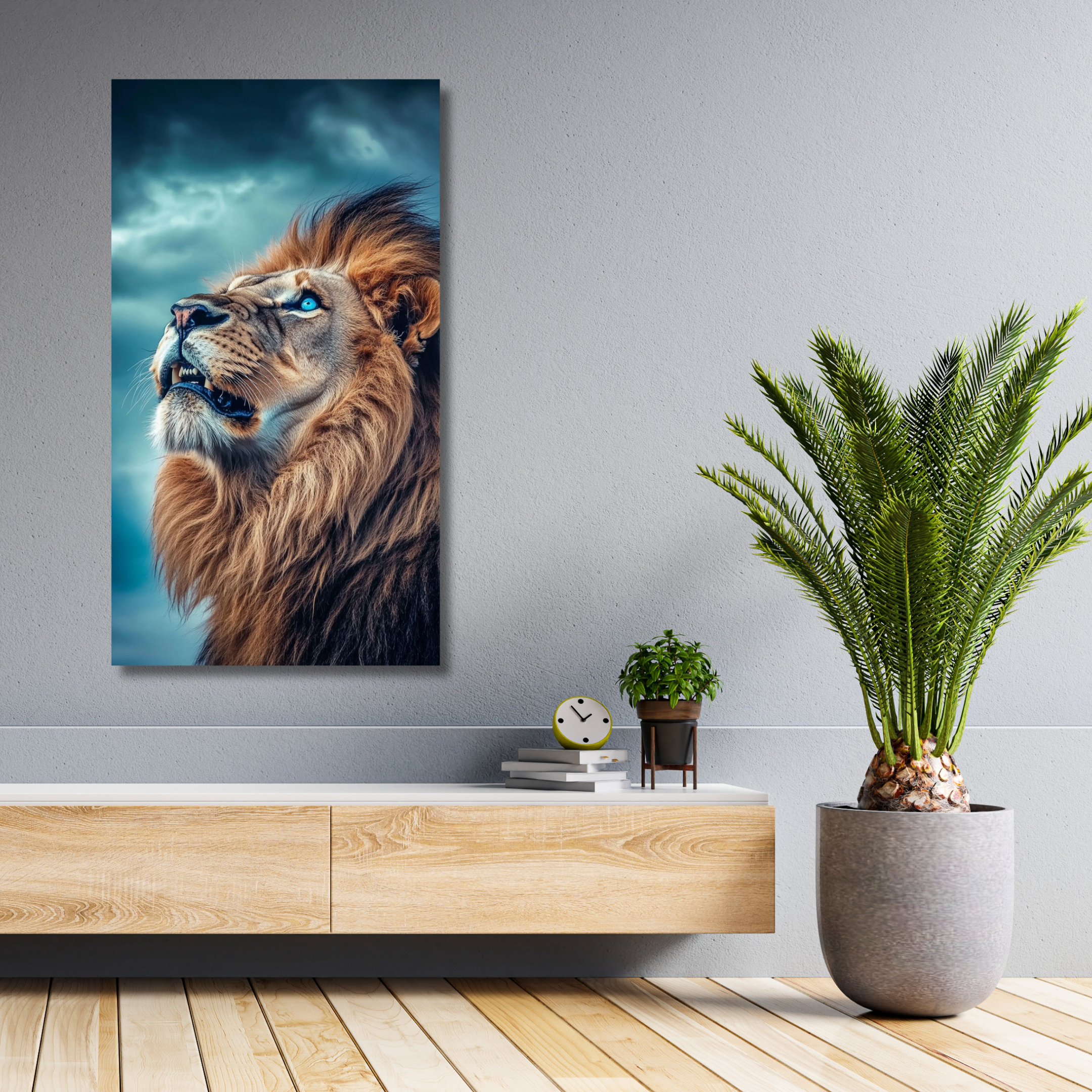 León mirando al en el cielo - Image 2