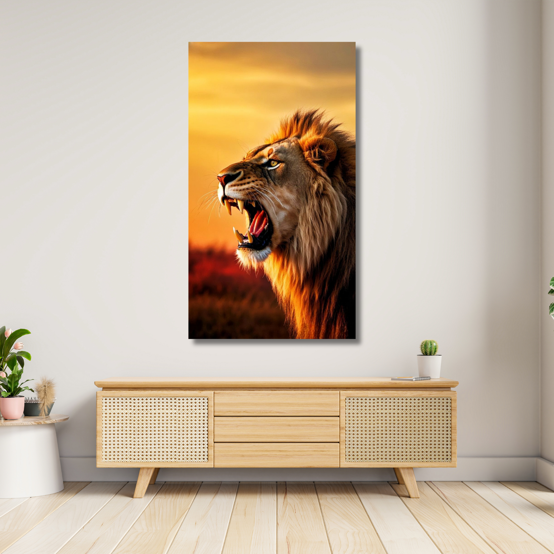 León rugiendo dos - Image 2