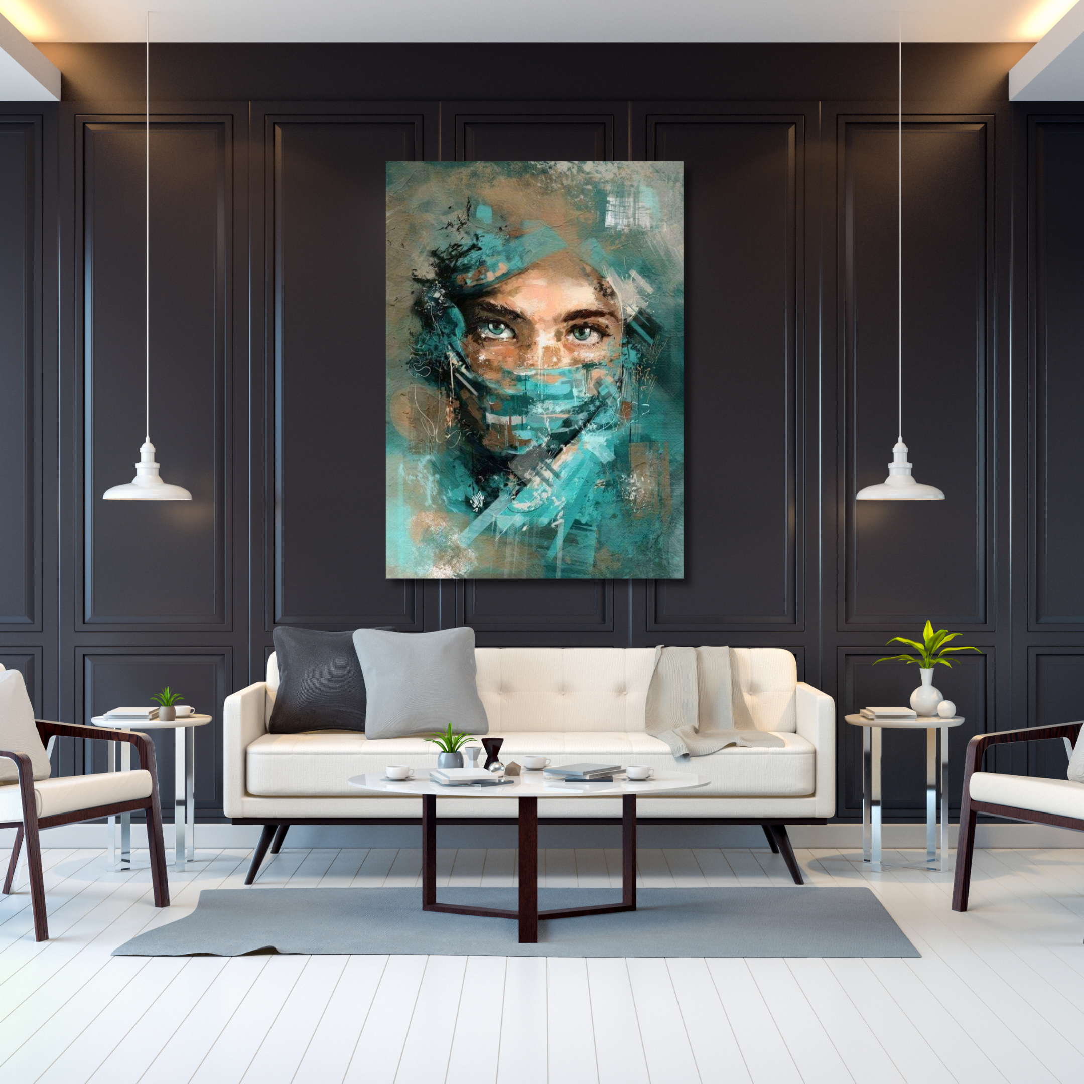 Ojos de mujer azul - Image 2