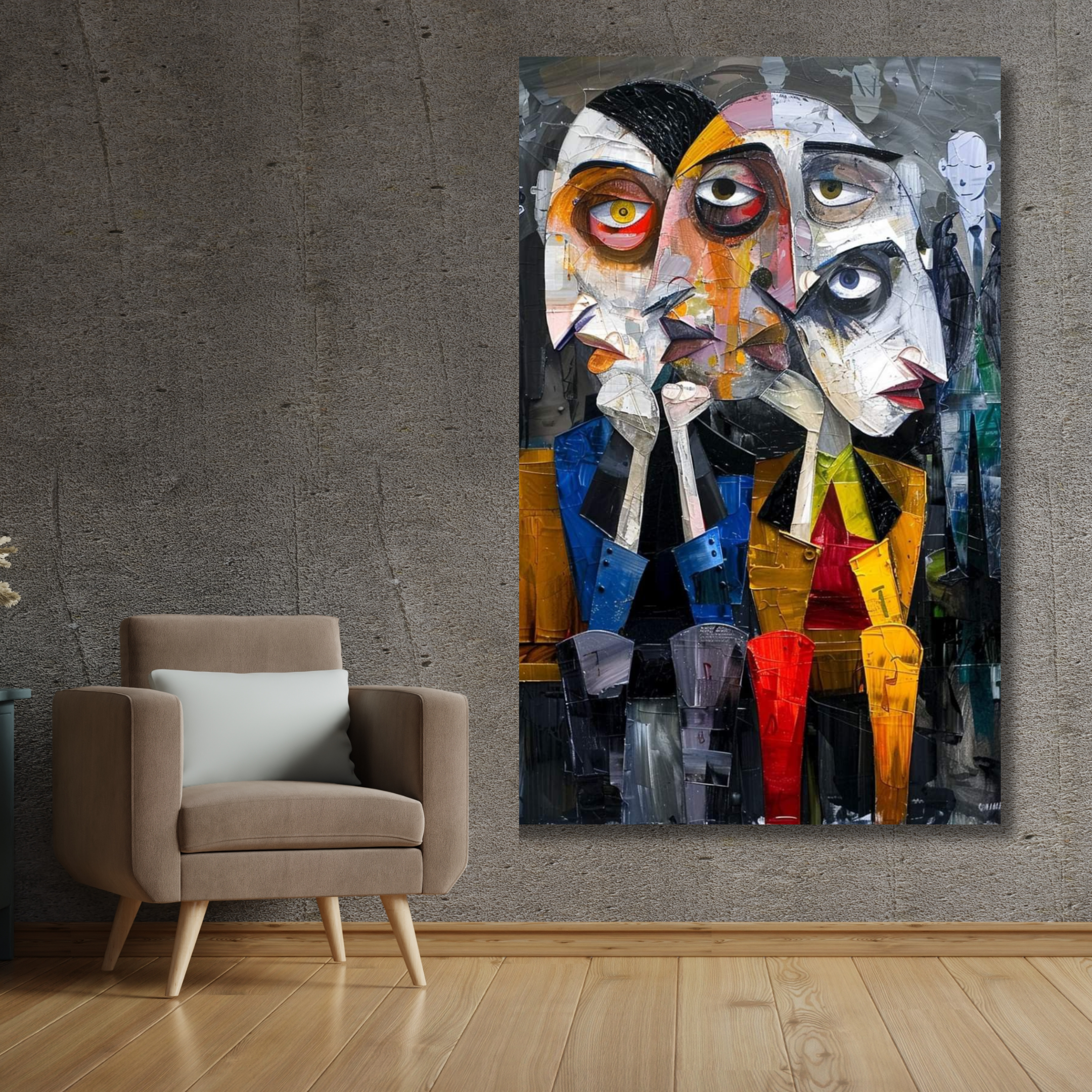 Personas con caras abstractas - Image 2