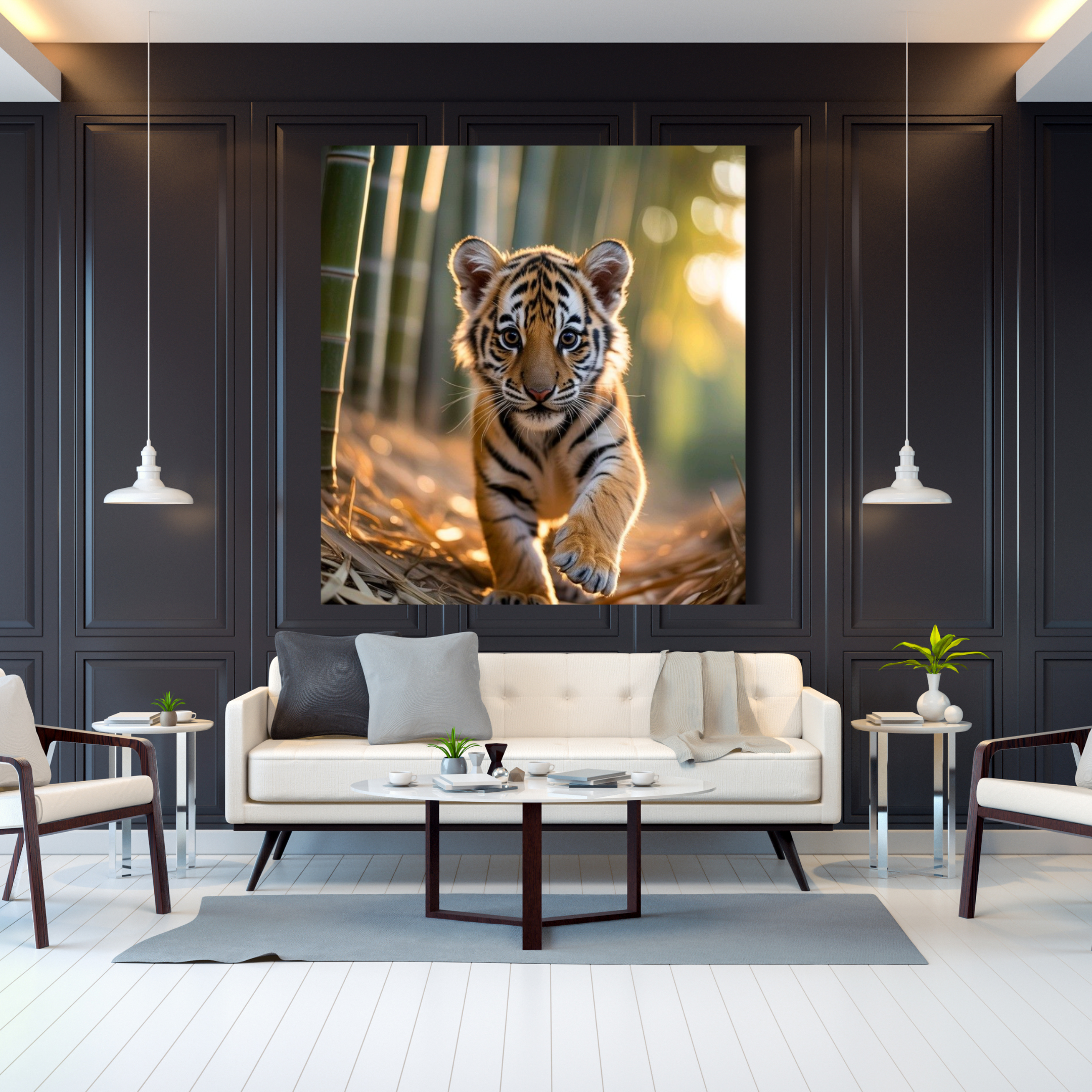 Tigre bebé bambú - Image 2