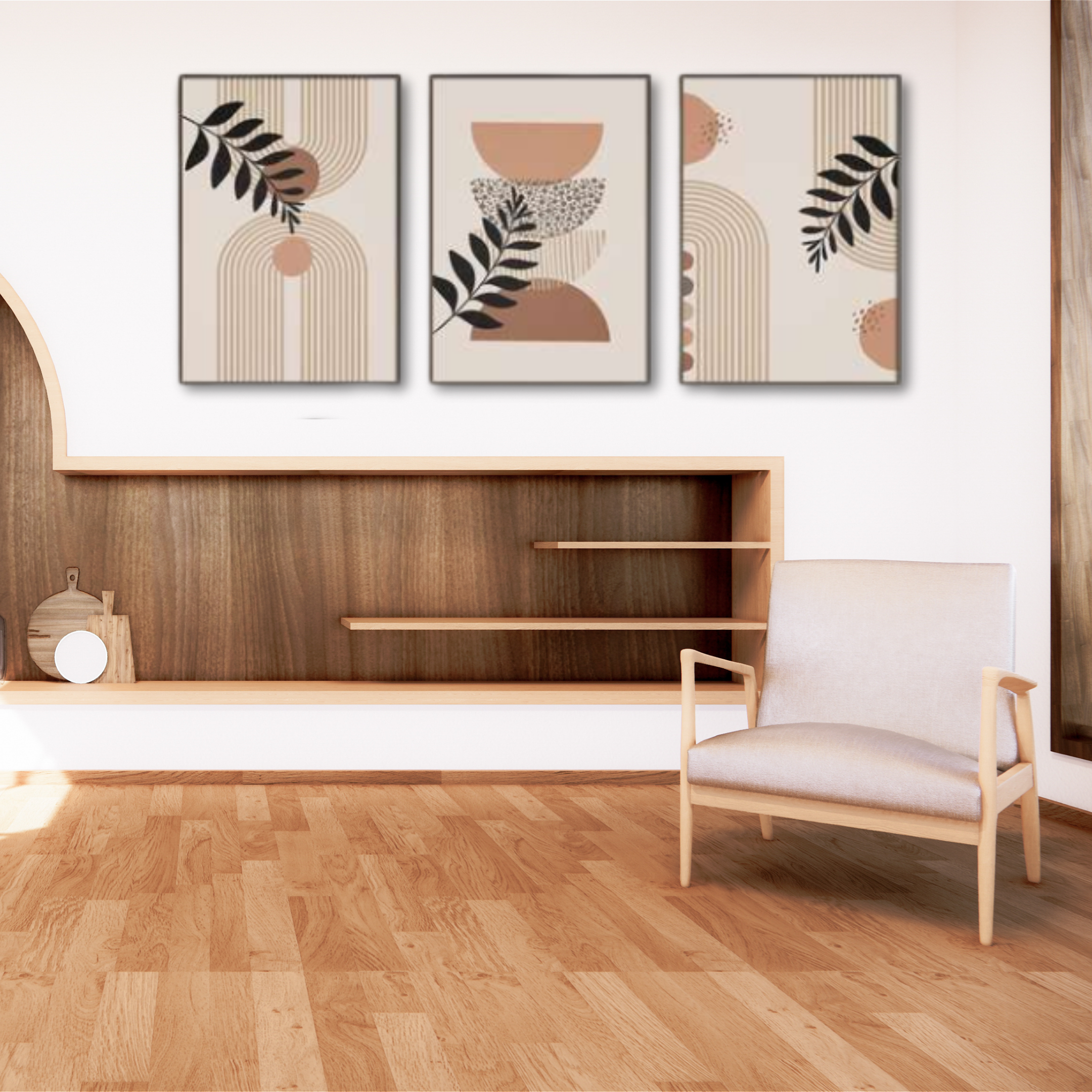 Tríptico boho plantas - Image 2