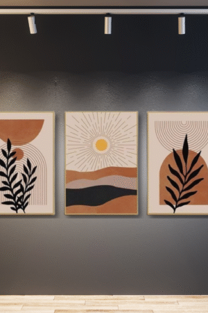 TrÃptico sol amarillo boho