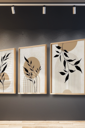 TrÃptico sol beige boho