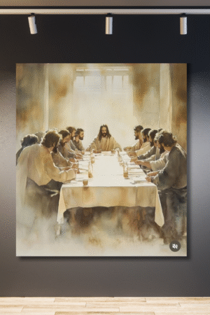 Última cena en mesa completa